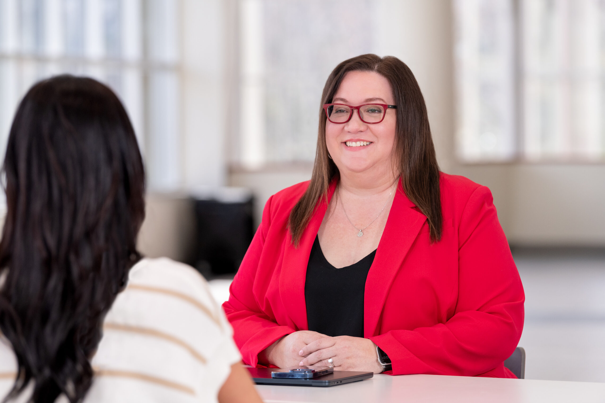 Amy K. Nunn in a coaching conversation