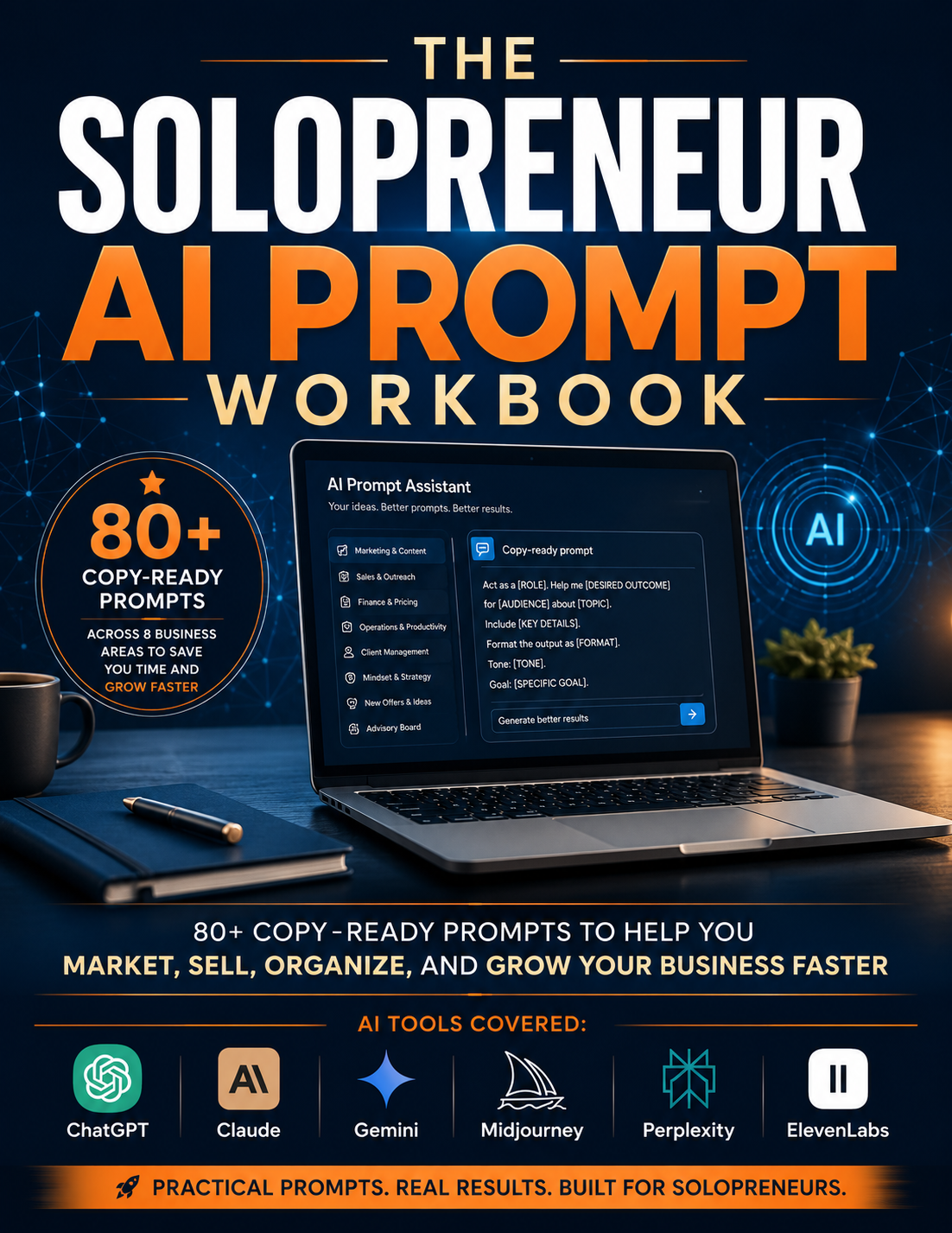 The Solopreneur AI Prompt Workbook